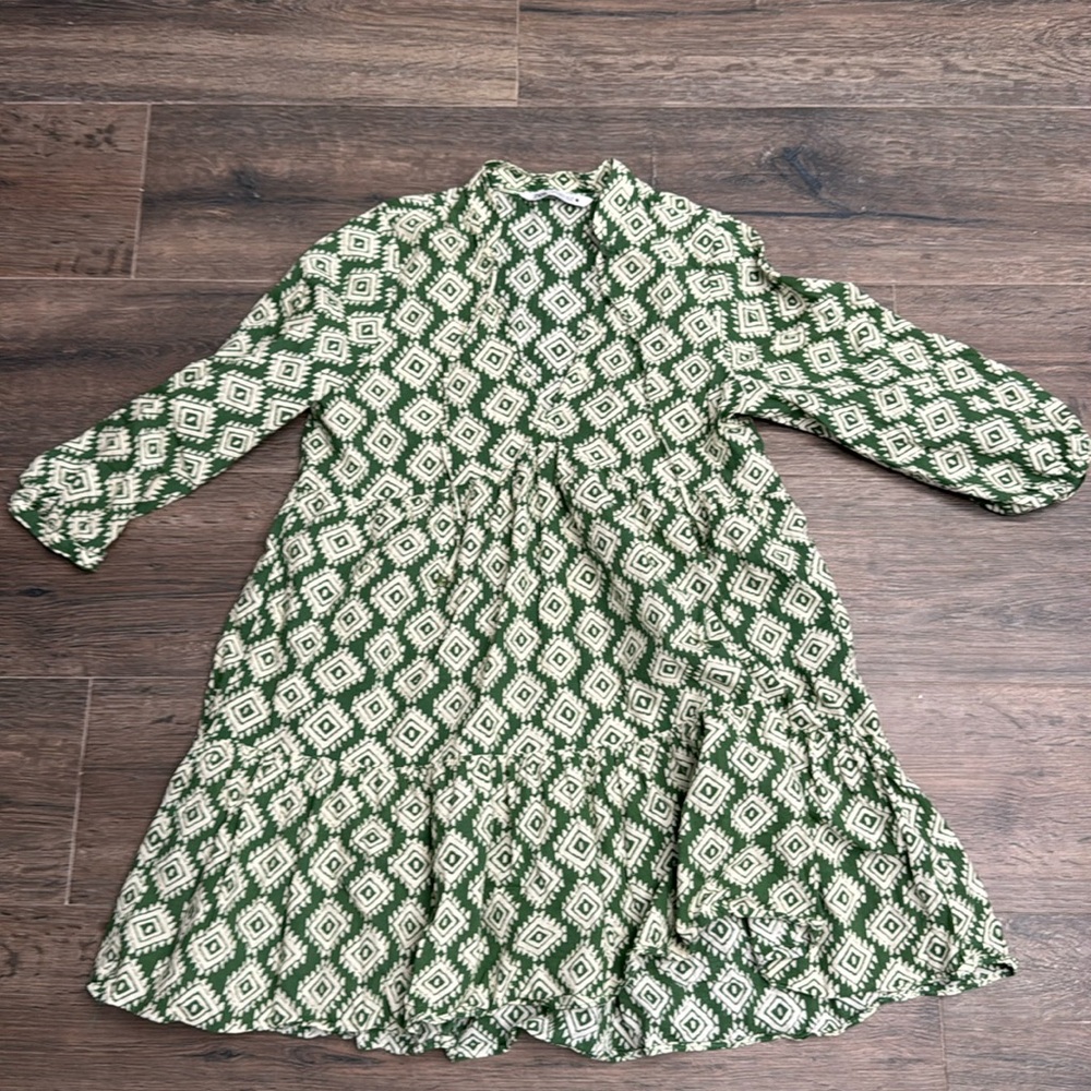 Zara v-neck coverup dress